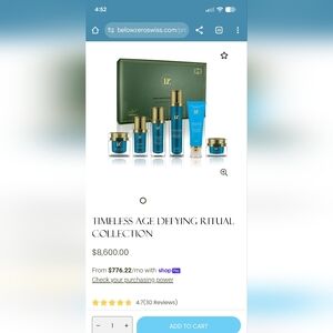 Age Defying Ritual Collection - Blue and Gold